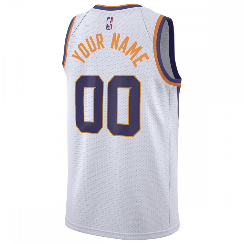 Phoenix Suns 2020/21 Swingman Custom Jersey - Association Edition - White-Pro Kit Vault | Brand New 26/27 Sports Jerseys